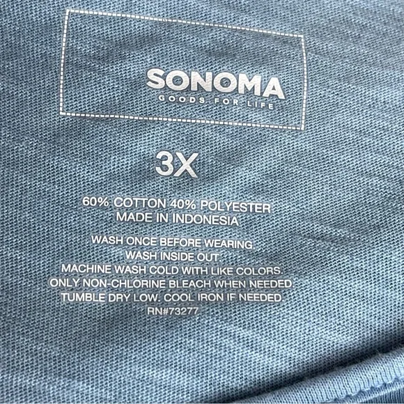 ❌SOLD❌3X Sonoma Peplum T - Picture 5 of 6